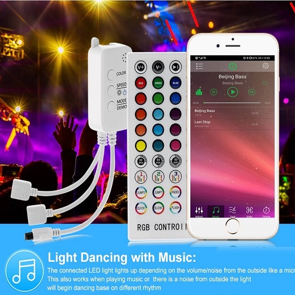 LED Bluetooth Music RGB Controller